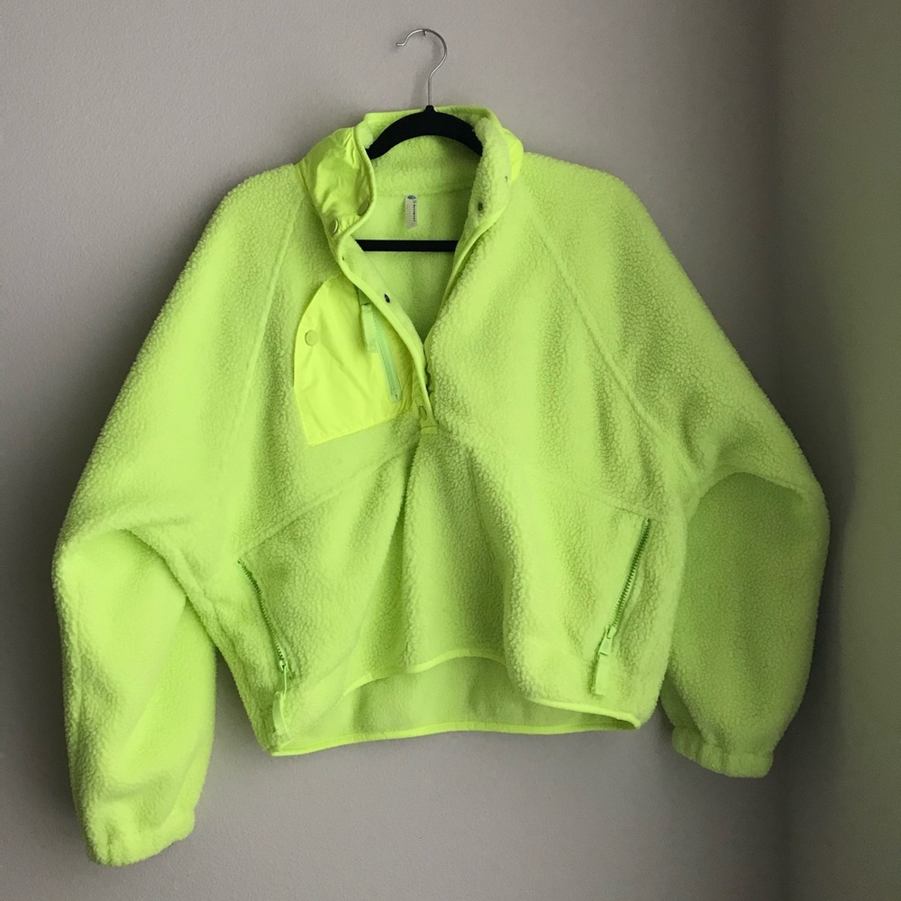 Free People FP Movement Fleece Quarter Zip Jacket